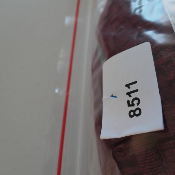 Anthropologie Midi Sweater Dress Womens XS Maroon Stretchy Mermaid Puff Sleeve - Picture 15 of 15